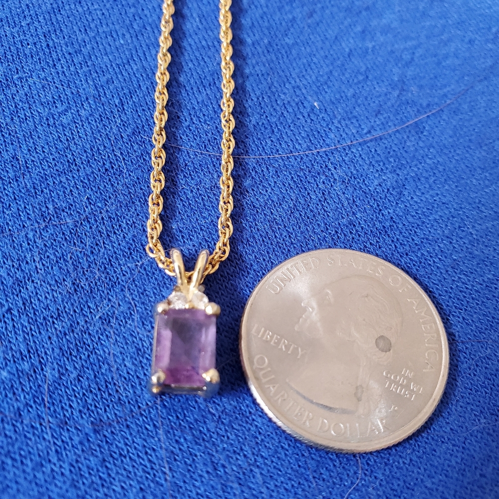 Amethyst necklace